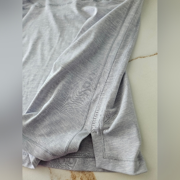 Lululemon Top Speed Tank Heathered Silver Slate Size 6 - Picture 8 of 14
